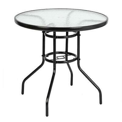 32" Round Outdoor Dining Table Outdoor Dining Table Round Glasses Patio Garden