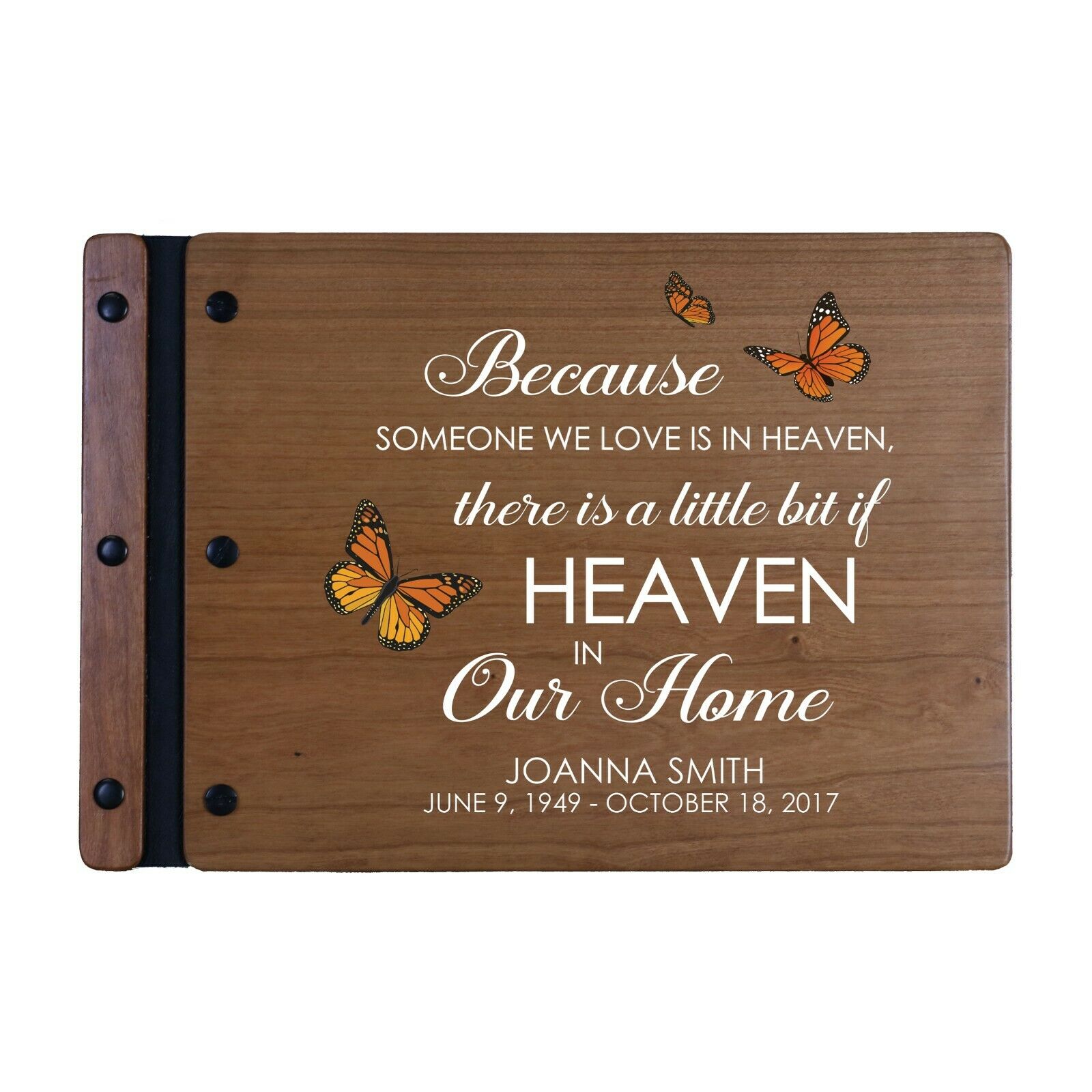Custom Memorial Funeral Guest Book For Loss Of Loved One 12x8 - Someone We Love