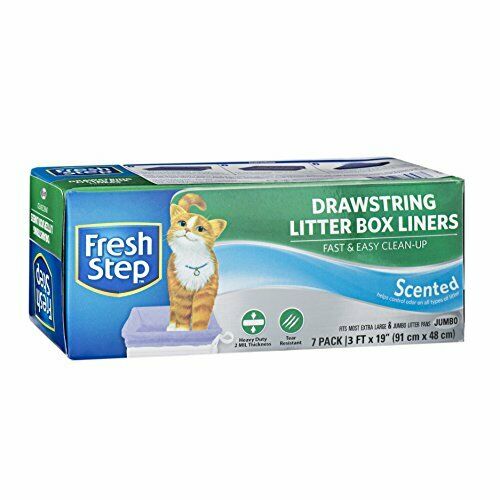 Fresh Step Drawstring Cat Litter Box Liners Scented And Unscented