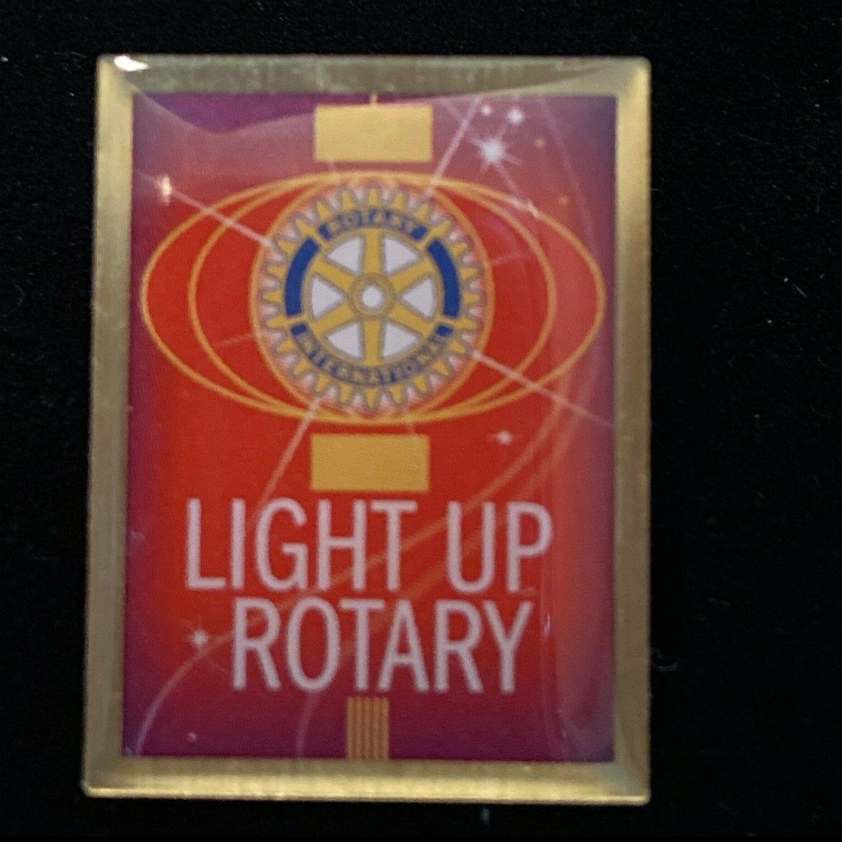 Rotary International Pin Light Up Rotary 2014-15 Theme